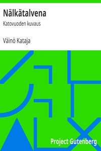 Book cover of "Nälkätalvena : Katovuoden kuvaus"