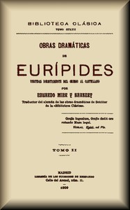 Book cover of "Obras dramáticas de Eurípides (2 de 3)"