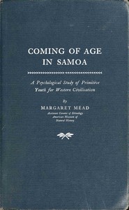 Book cover of "Coming of age in Samoa : $b A psychological study of primitive youth for western civilisation"