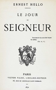 Book cover of "Le jour du Seigneur"