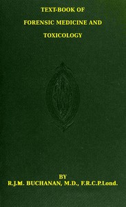 Book cover of "Text-book of forensic medicine and toxicology"