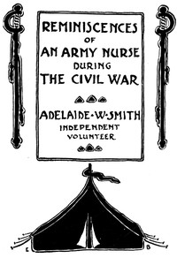 Book cover of "Reminiscences of an army nurse during the Civil War"