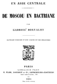 Book cover of "En Asie centrale : De Moscou en Bactriane"