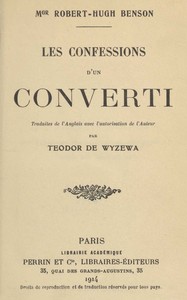 Book cover of "Les confessions d'un converti"