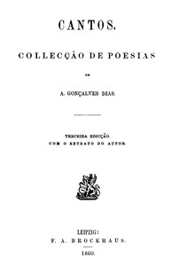 Book cover of "Cantos : $b Collecção de poesias"