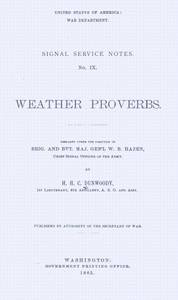 Book cover of "Weather proverbs"