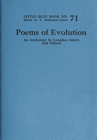Book cover of "Poems of evolution"
