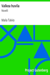 Book cover of "Valkea huvila : $b Novelli"