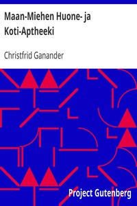 Book cover of "Maan-Miehen Huone- ja Koti-Aptheeki"