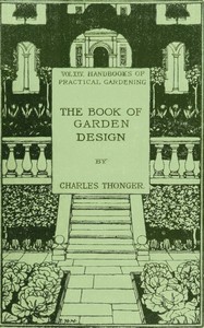 Book cover of "The book of garden design"