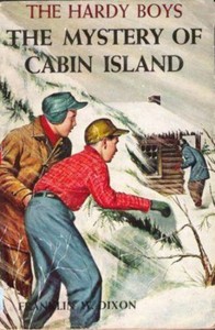 Book cover of "The mystery of Cabin Island"