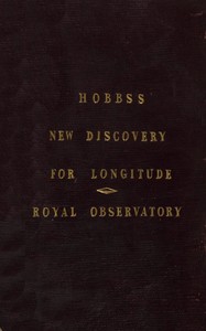 Book cover of "A new discovery for finding the longitude"