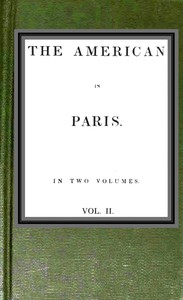 Book cover of "The American in Paris; vol. 2 of 2"