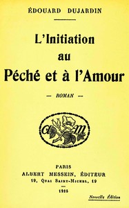Book cover of "L'initiation au péché et à l'amour : $b roman"