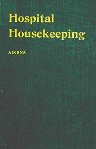 Book cover of "Hospital housekeeping"