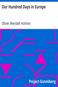 Book cover of "Our Hundred Days in Europe"