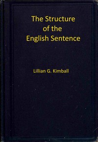 Book cover of "The structure of the English sentence"