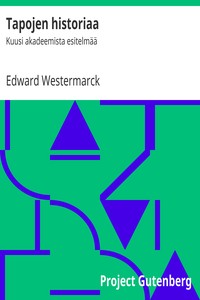 Book cover of "Tapojen historiaa : $b Kuusi akadeemista esitelmää"
