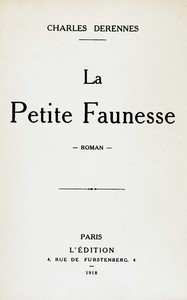 Book cover of "La petite faunesse : $b roman"