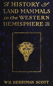Book cover of "A history of land mammals in the western hemisphere"
