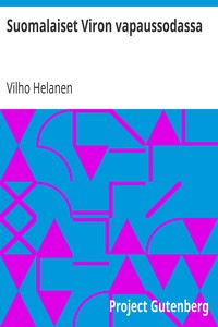 Book cover of "Suomalaiset Viron vapaussodassa"