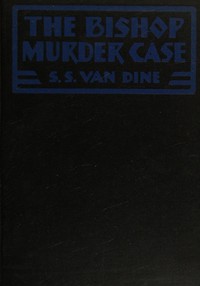 Book cover of "The Bishop murder case"