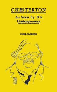 Book cover of "Chesterton, as seen by his contemporaries"