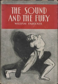 Book cover of "The sound and the fury"
