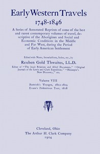 Book cover of "Buttrick's voyages, 1812-1819; Evans's Pedestrious tour, 1818"