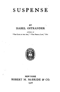 Book cover of "Suspense"
