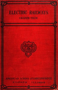 Book cover of "Electric railways"