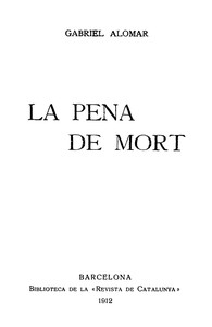 Book cover of "La pena de mort"