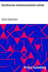 Book cover of "Skandinavian metsäsuomalaisten vaiheet"