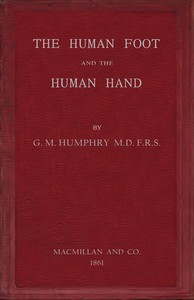 Book cover of "The human foot and the human hand"