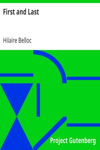 Book cover of "First and Last"