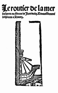 Book cover of "Le Routier de la mer jusques au fleuve de Jourdain"