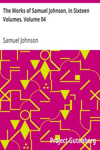 Book cover of "The Works of Samuel Johnson, in Sixteen Volumes. Volume 04"