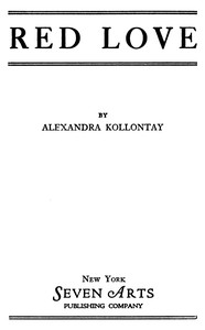 Book cover of "Red love"