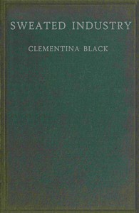 Book cover of "Sweated industry and the minimum wage"