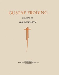 Book cover of "Gustaf Fröding"