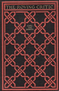 Book cover of "The roving critic"