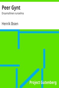 Book cover of "Peer Gynt : $b Draamallinen runoelma"