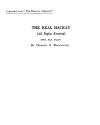 Book cover of "The real Mackay"