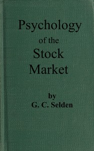 Book cover of "Psychology of the stock market"
