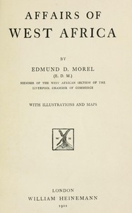 Book cover of "Affairs of West Africa"