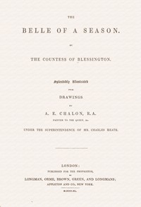 Book cover of "The belle of a season"