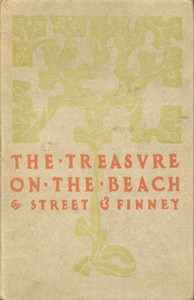 Book cover of "The treasure on the beach"