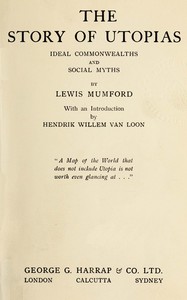 Book cover of "The story of utopias"