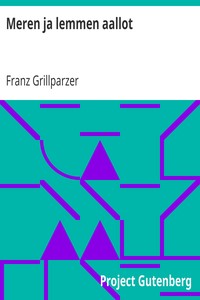 Book cover of "Meren ja lemmen aallot"