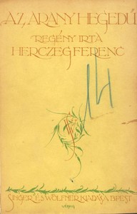 Book cover of "Az arany hegedű : regény"
